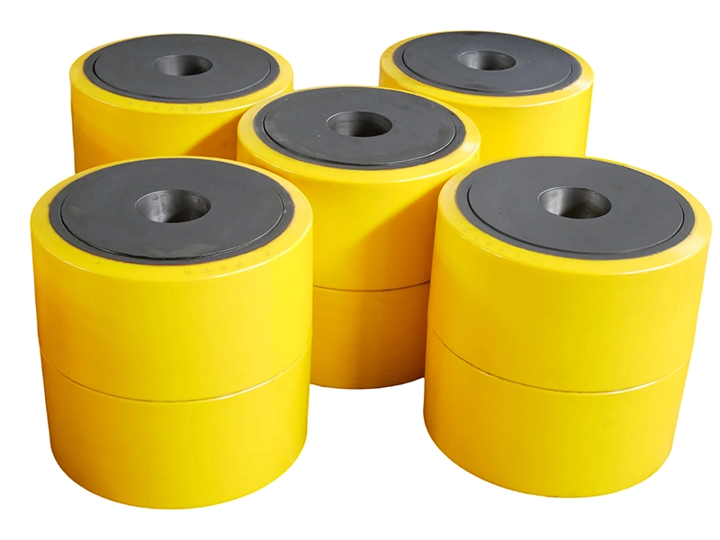 Heavy-Duty-Press-On-Polyurethane-Tired-Wheels