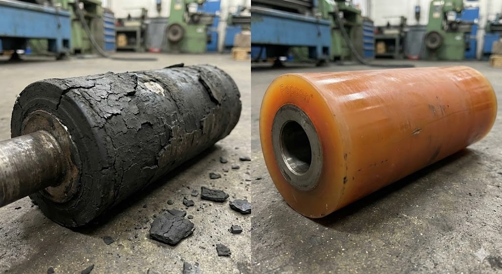 Polyurethane vs. Rubber: Which Material Actually Lowers Your Operating Costs?