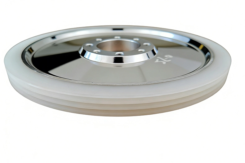 Custom-Polyurethane-Guide Wheels-for-Wire-Saw-Machine