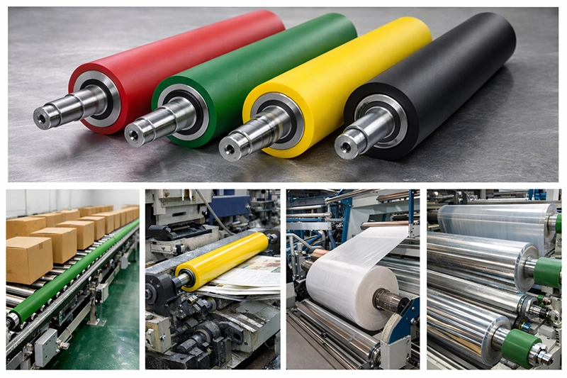 Casos de uso de los rodillos de aplicación de poliuretano