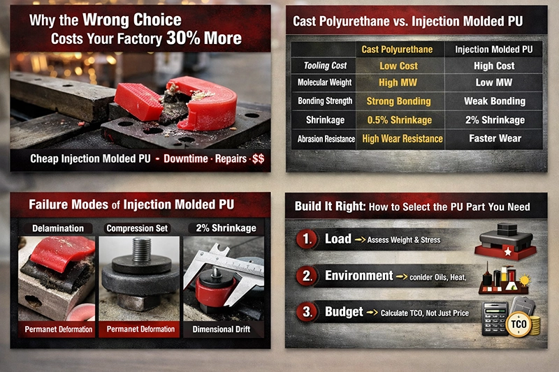 Casting vs. Injection-Molded-Polyurethane