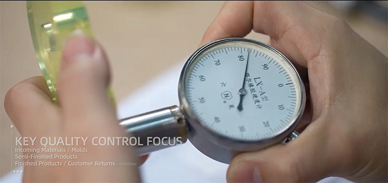 PEPSEN-hardness-inspection-by-durometer-for-polyurethane-products