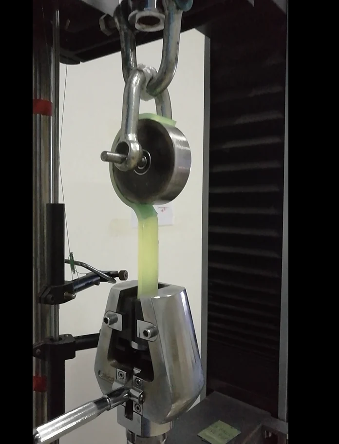 NDI polyurethane wheel bond strength test
